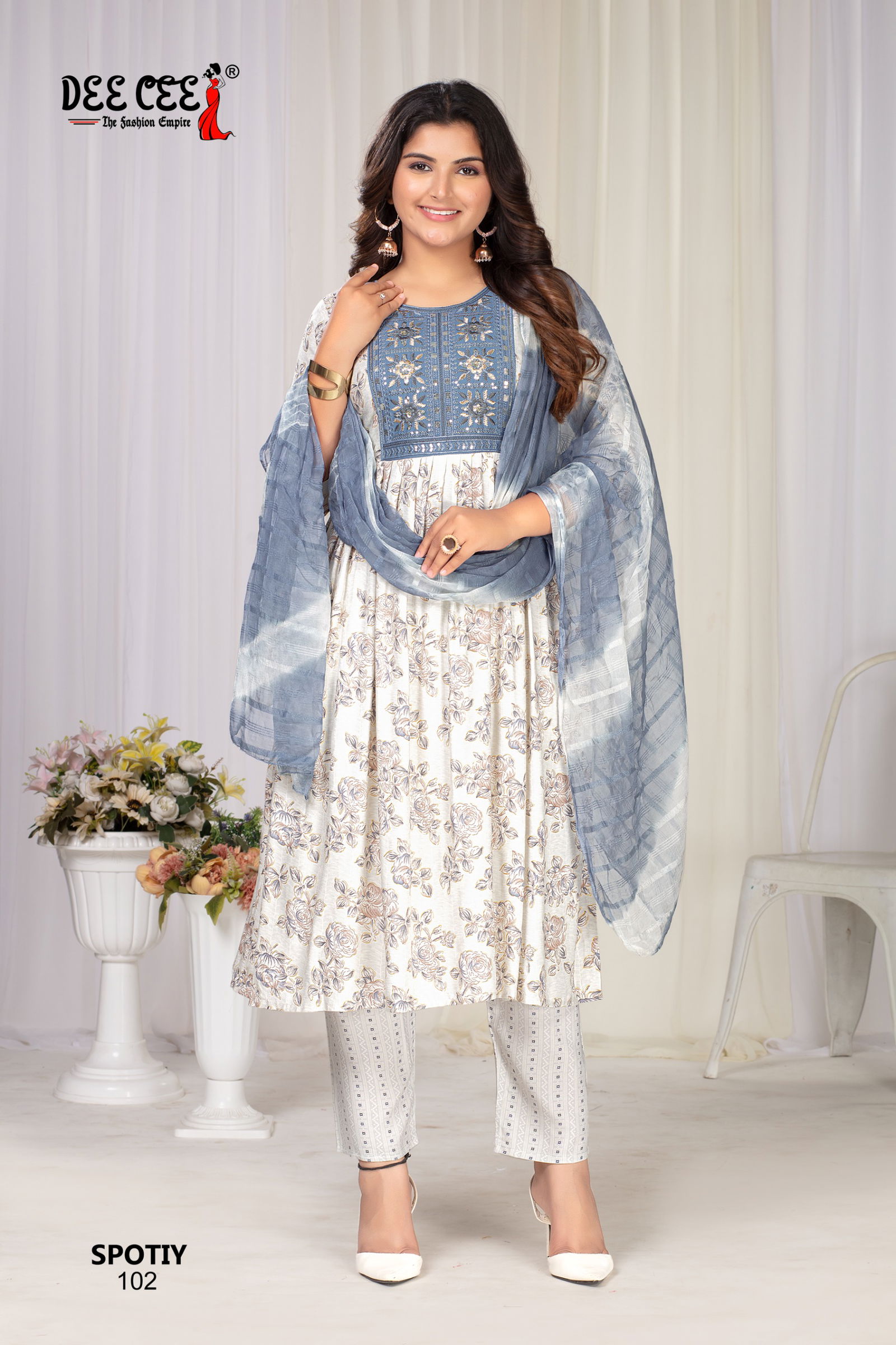 Spotiy By Deecee Rayon Printed Wholesale Kurti With Bottom Dupatta In India